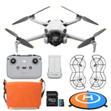 DJI Mini 4 Pro Drone with RC-N2 Controller with Mini 4 Pro 360° Propeller Guard, 128GB MicroSD card