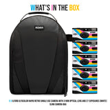 Ilford Ilfocolor Rapid Retro Single Use Camera with 31mm Optical Lens (White, 5-Pack) Bundle