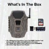 Wildgame Innovations Terra Cell 16MP Cellular Trail Camera (10-Pack) with 10x Memory Card Bundle