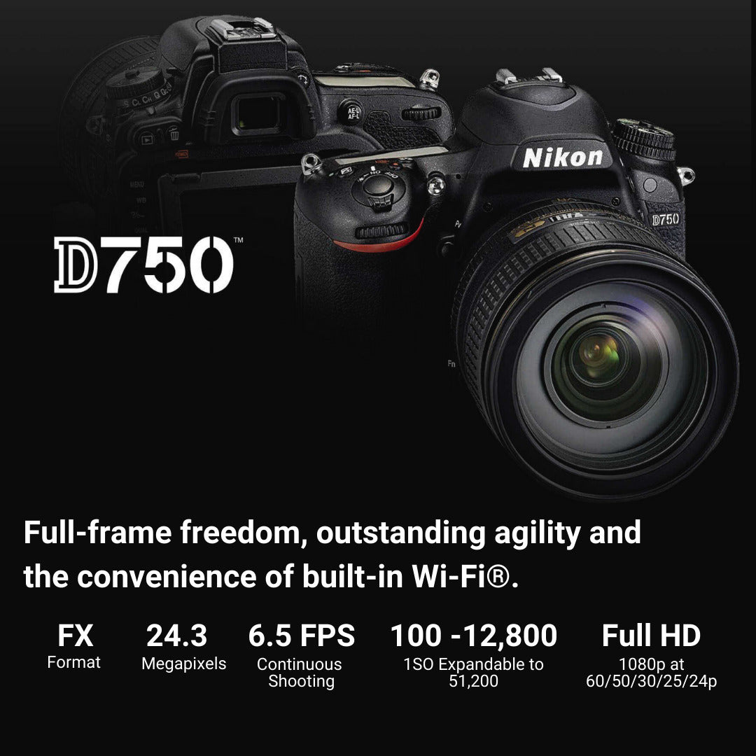 Nikon D7500 DSLR Camera with 18-140mm F3.5-5.6 VR Lens with 128GB Extreme Pro SD Card Bundle