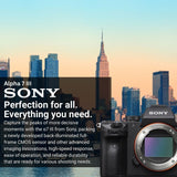 Sony Alpha a7 III 24.2MP Full Frame Mirrorless Digital Camera with 28 To 70mm Lens Bundle