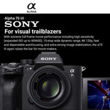 Sony Alpha 7S III Full-Frame Interchangeable Mirrorless Digital Camera Body (Black) Bundle