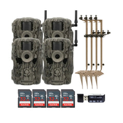 Stealth Cam 36MP Fusion Max Cellular Trail Camera with 80-Feet Detection Range (2-Pack) x 2 Bundle
