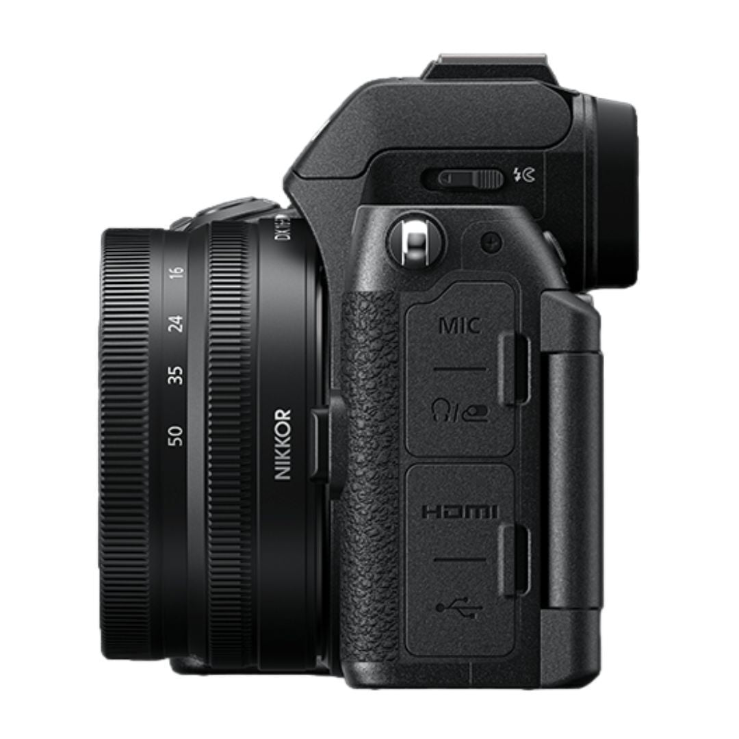Nikon Z50 II Mirrorless Camera Two Lens Kit with CMOS Image Sensor and 4K Video Resolution (Black)