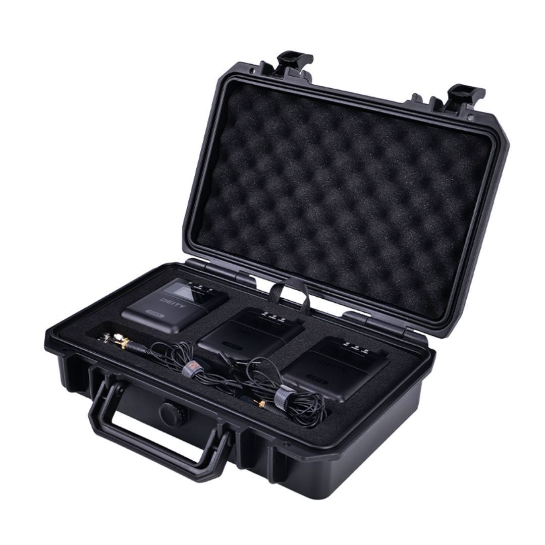 Deity Microphones Theos Digital Wireless UHF System 2 Channel Kit with Wireless Syncing (Black)