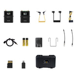 Deity Microphones Theos Digital Wireless UHF System 2 Channel Kit with Wireless Syncing (Black)