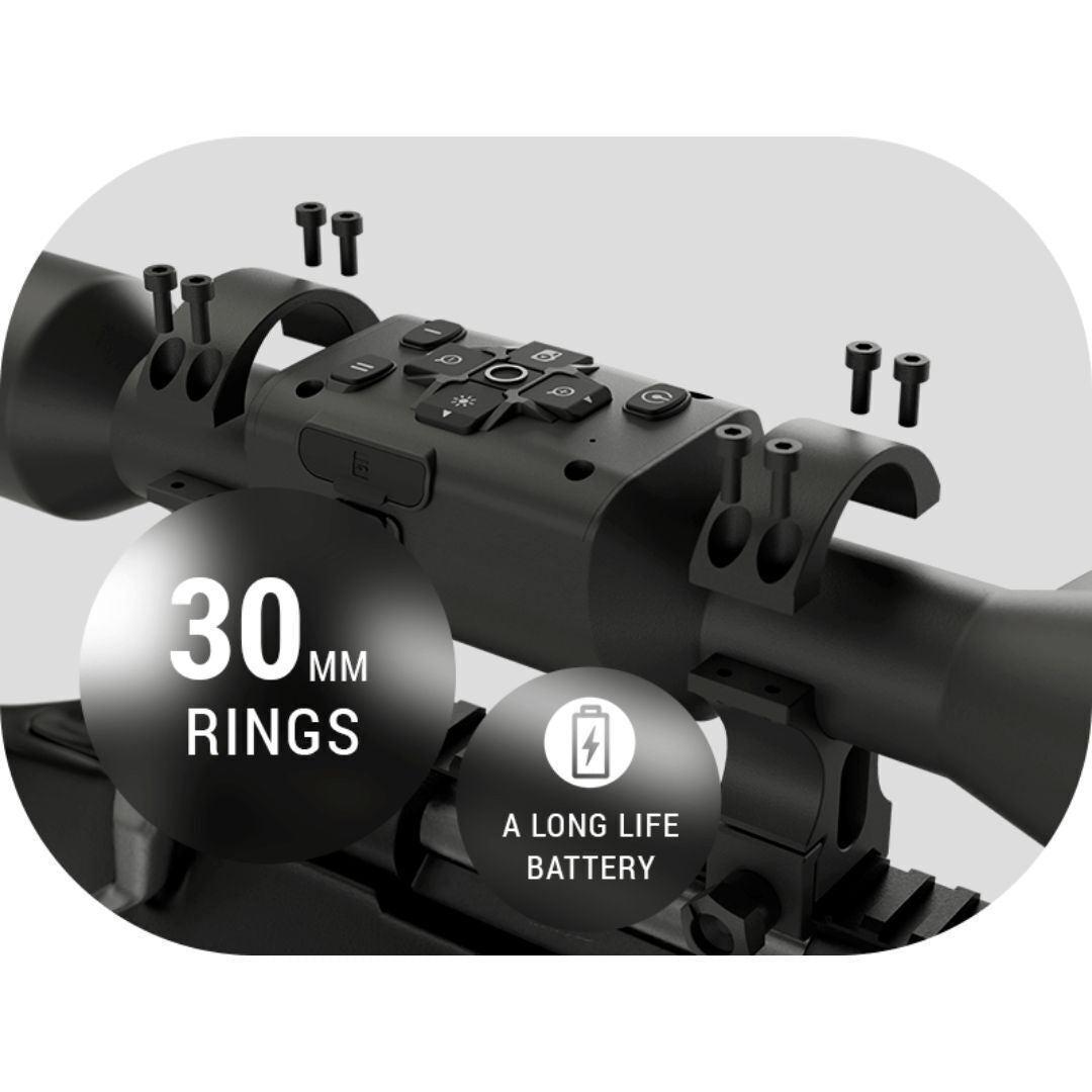 ATN X-Sight 5 3-15x Ultra HD 4K Plus Weather-Resistant Day and Night Vision Rifle Scope (Black)