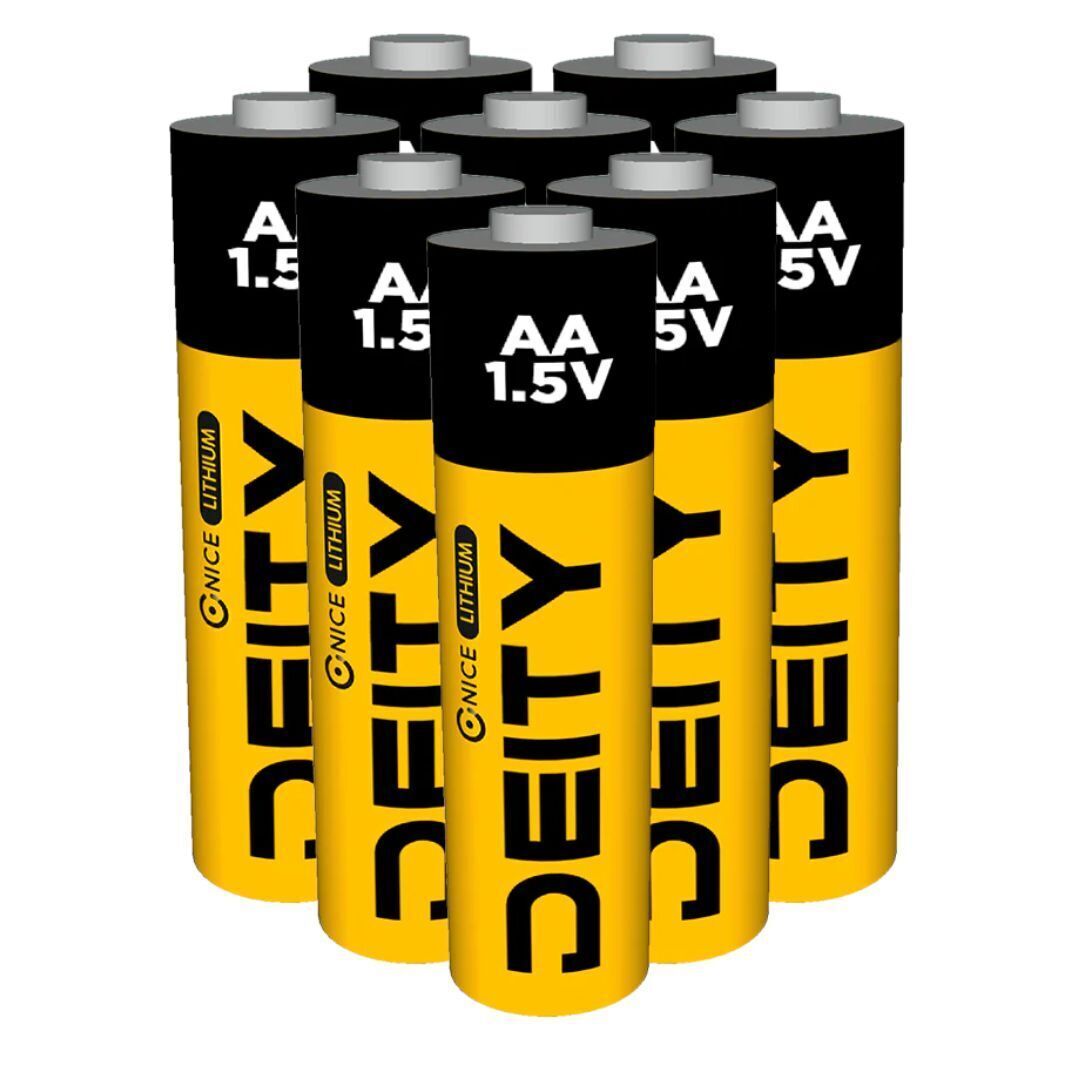 Deity Microphones Lithium AA Batteries with Leakproof Construction (1.5V, 3000mAh, 8-Pack)