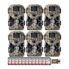 Stealth Cam 2022 G42NG 32MP No Glow Trail Cameras, Kryptek, & Cards Kit (6-Pack)