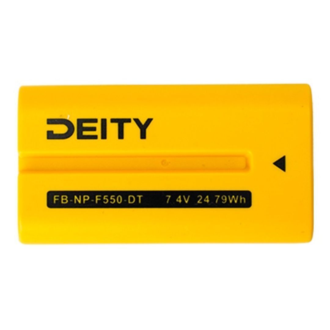 Deity NP-F550 Rechargeable Battery with Shock and Drop Resistance (Yellow)