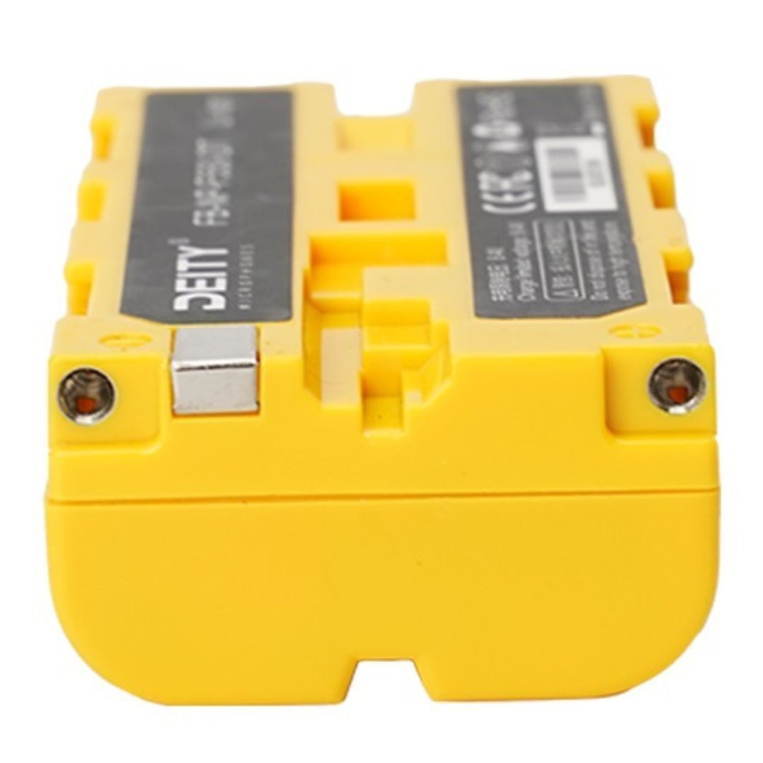 Deity NP-F550 Rechargeable Battery with Shock and Drop Resistance (Yellow)