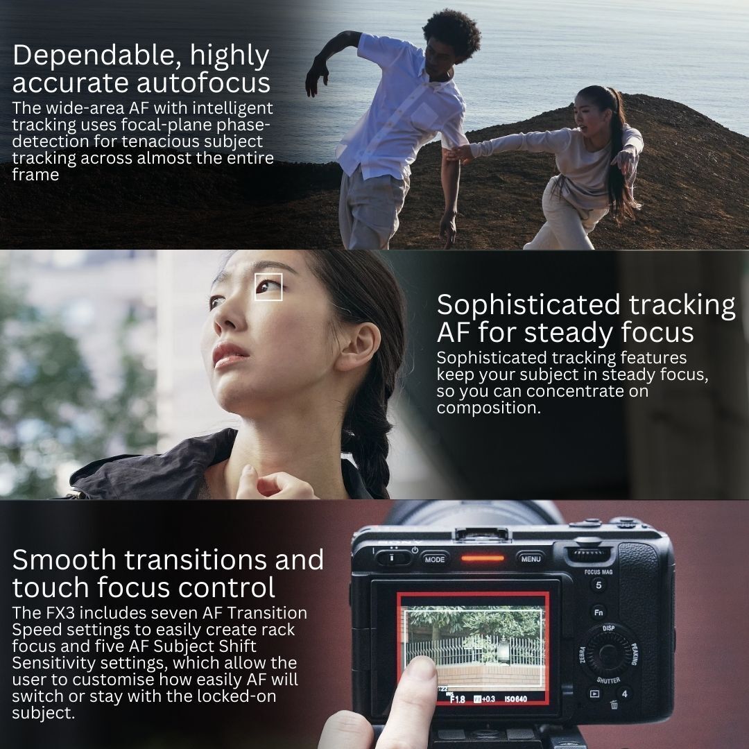 Sony Alpha FX3A Cinema Line Full-frame Camera (Body Only) with Hard Case Bundle