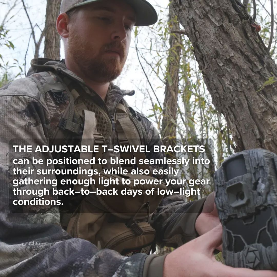 Stealth Cam Adjustable Multi-Pivot Mounting Post (10-Pack) with 5000mAh Battery (10-Pack) Bundle