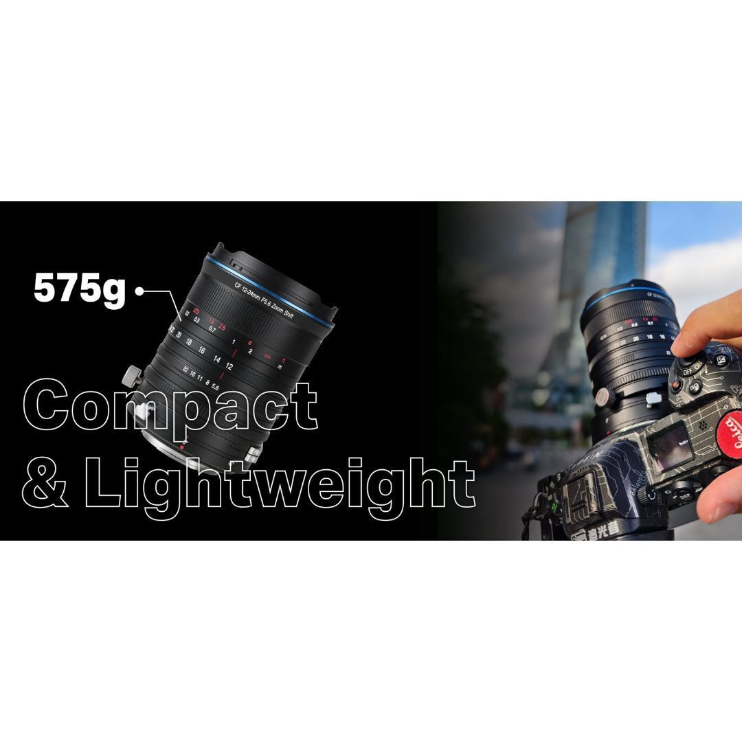 Laowa 12-24mm APS-C F5.6 Zoom Shift CF Lens with Distortion Control (Black, Nikon Z Mount)