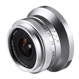 Laowa 15mm f5 Cookie FF Lens with 110-Degree Angle of View and Compact Body (Silver, Leica M)