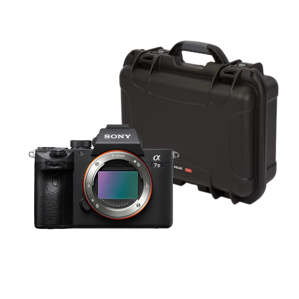Sony Alpha a7 III 24.2MP Full Frame Mirrorless Digital Camera (Body Only) with Hard Case Bundle