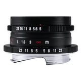 Laowa 15mm f5 Cookie FF Lens with 110-Degree Angle of View and Compact Body (Black, L-Mount)