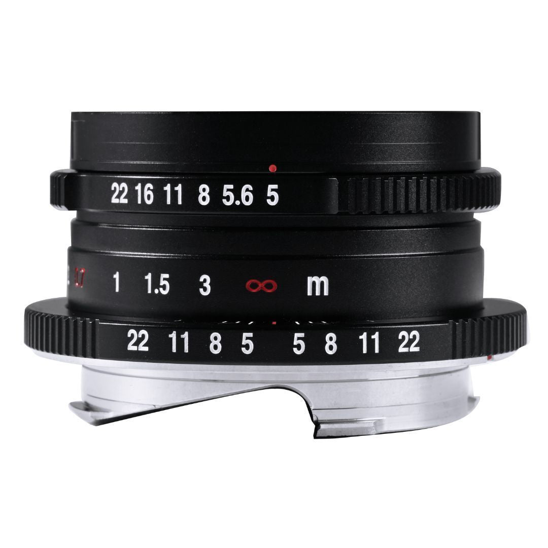 Laowa 15mm f5 Cookie FF Lens with 110-Degree Angle of View and Compact Body (Black, Leica M Mount)