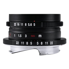 Laowa 15mm f5 Cookie FF Lens with 110-Degree Angle of View and Compact Body (Black, Leica M Mount)