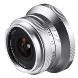 Laowa 15mm f5 Cookie FF Lens with 110-Degree Angle of View and Compact Body (Silver, L-Mount)