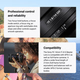 Sony FE 14mm f1.8 GM Full-Frame Large-Aperture Wide-Angle Prime G Master Lens Bundle
