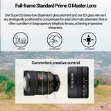 Sony FE 135mm f1.8 GM Lens with Molded Interior Hard Case with Foam Insert and Lid Organizer Bundle
