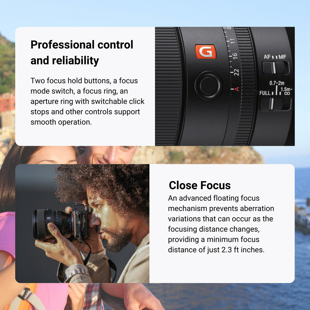 Sony FE 135mm f1.8 GM Lens with Molded Interior Hard Case with Foam Insert and Lid Organizer Bundle