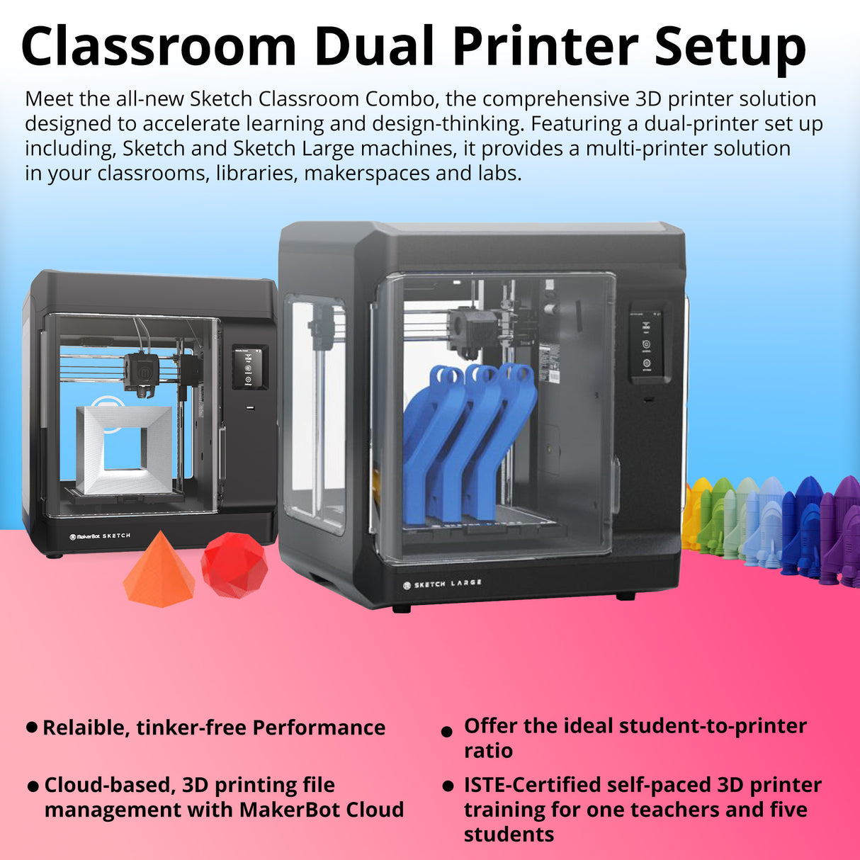Makerbot K-12 EDU Sketch & Sketch Large Bundle