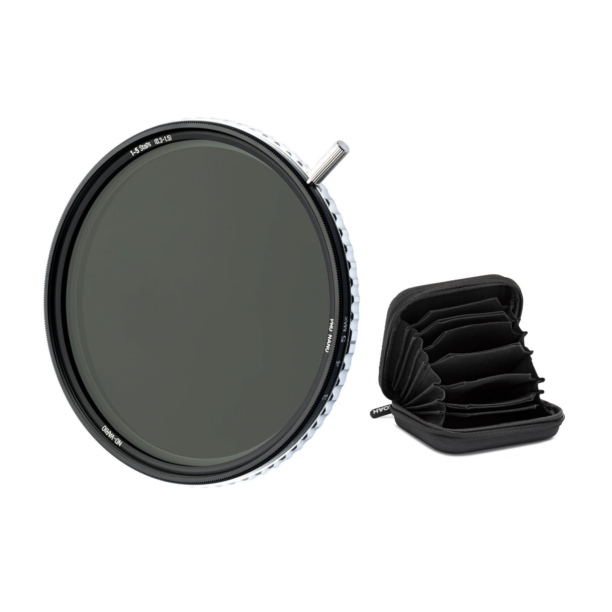 NiSi 77mm True Color ND-VARIO Pro Nano Filter with Hard-Shell Filter Case (Fits 8 Filters)