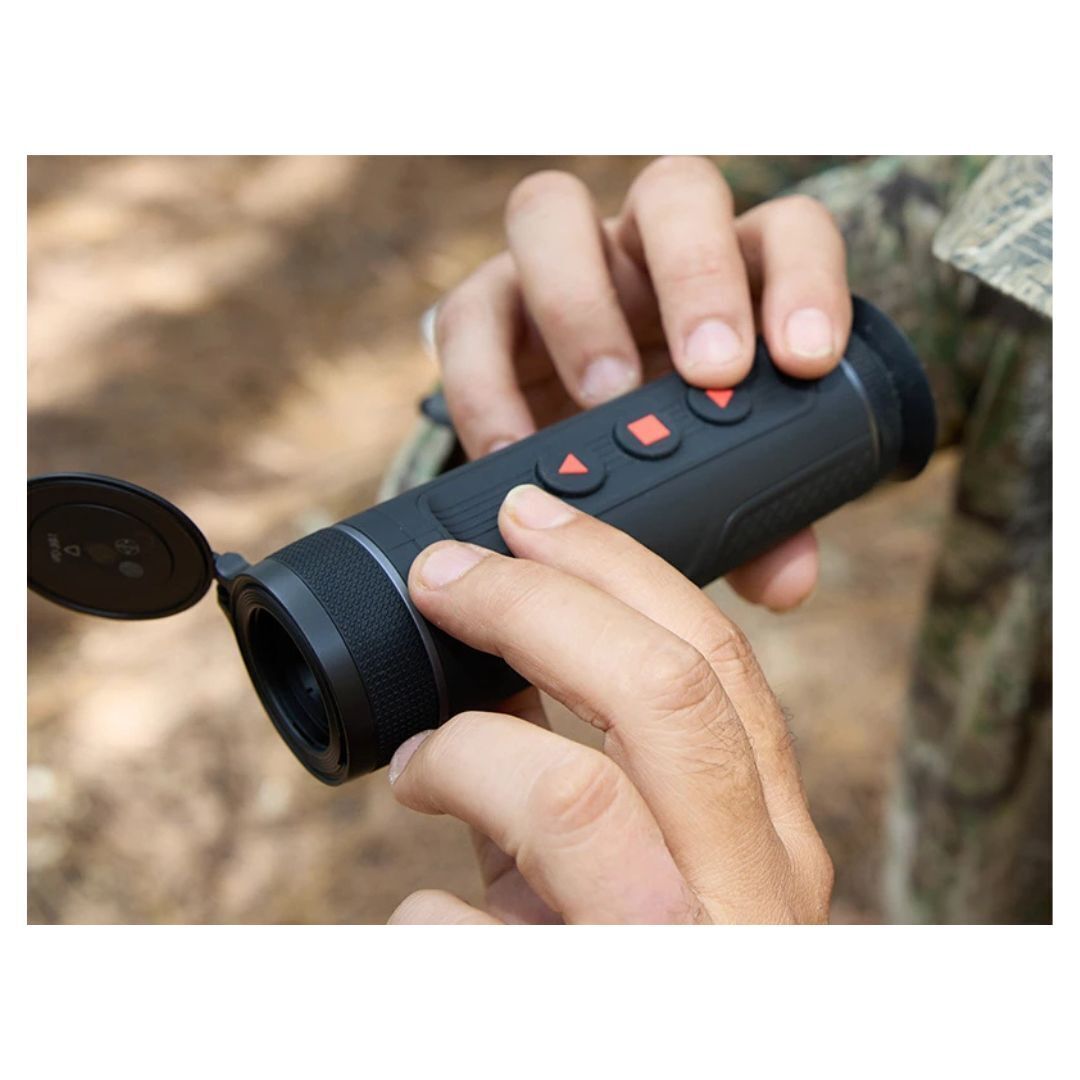 ATN BlazeTrek 619 Thermal Monocular with 5 Color Palettes, 16GB Storage, and Compact Design (Black)