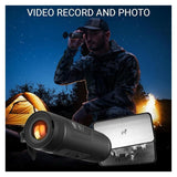 ATN BlazeTrek 625 Thermal Monocular with 5 Color Palettes, 16GB Storage, and Compact Design (Black)