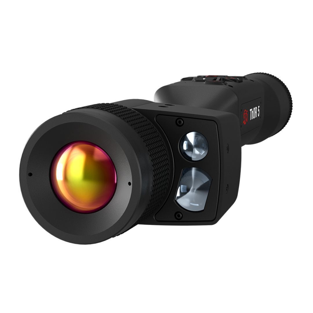 ATN ThOR 5 LRF 640 3-24x Smart HD Thermal Rifle Scope with Built-In Laser Rangefinder (Black)