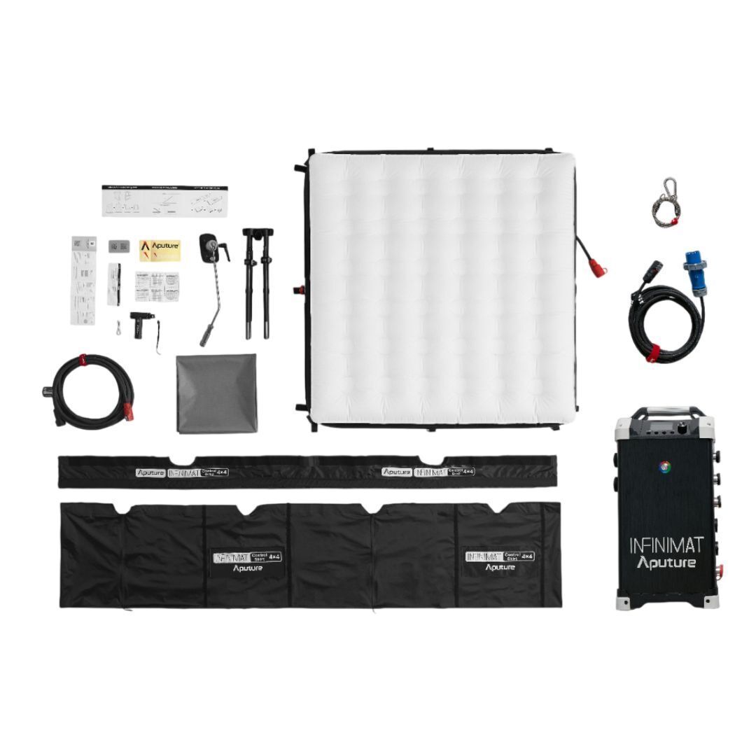 Aputure INFINIMAT Kit of 4x4 Full-Color Pixelated LED Modular Light Mat with Inflatable Softbox