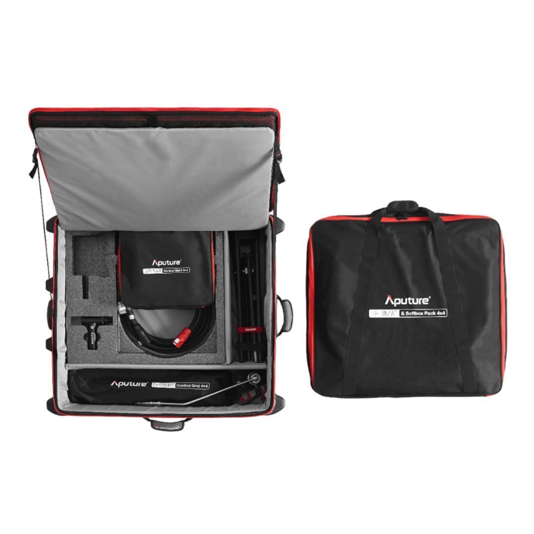 Aputure INFINIMAT Kit of 4x4 Full-Color Pixelated LED Modular Light Mat with Inflatable Softbox