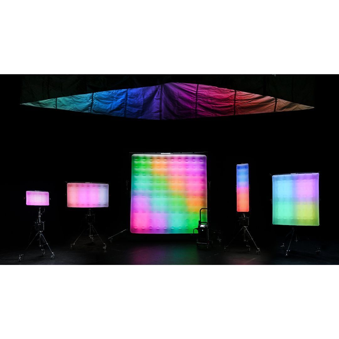 Aputure INFINIMAT Kit of 8x8 Full-Color Pixelated LED Modular Light Mat with Inflatable Softbox