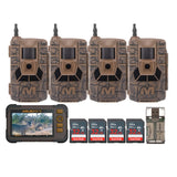 Muddy Matrix 36MP Imaging Cellular Trail Camera with On Demand Photo (4-Pack) Bundle