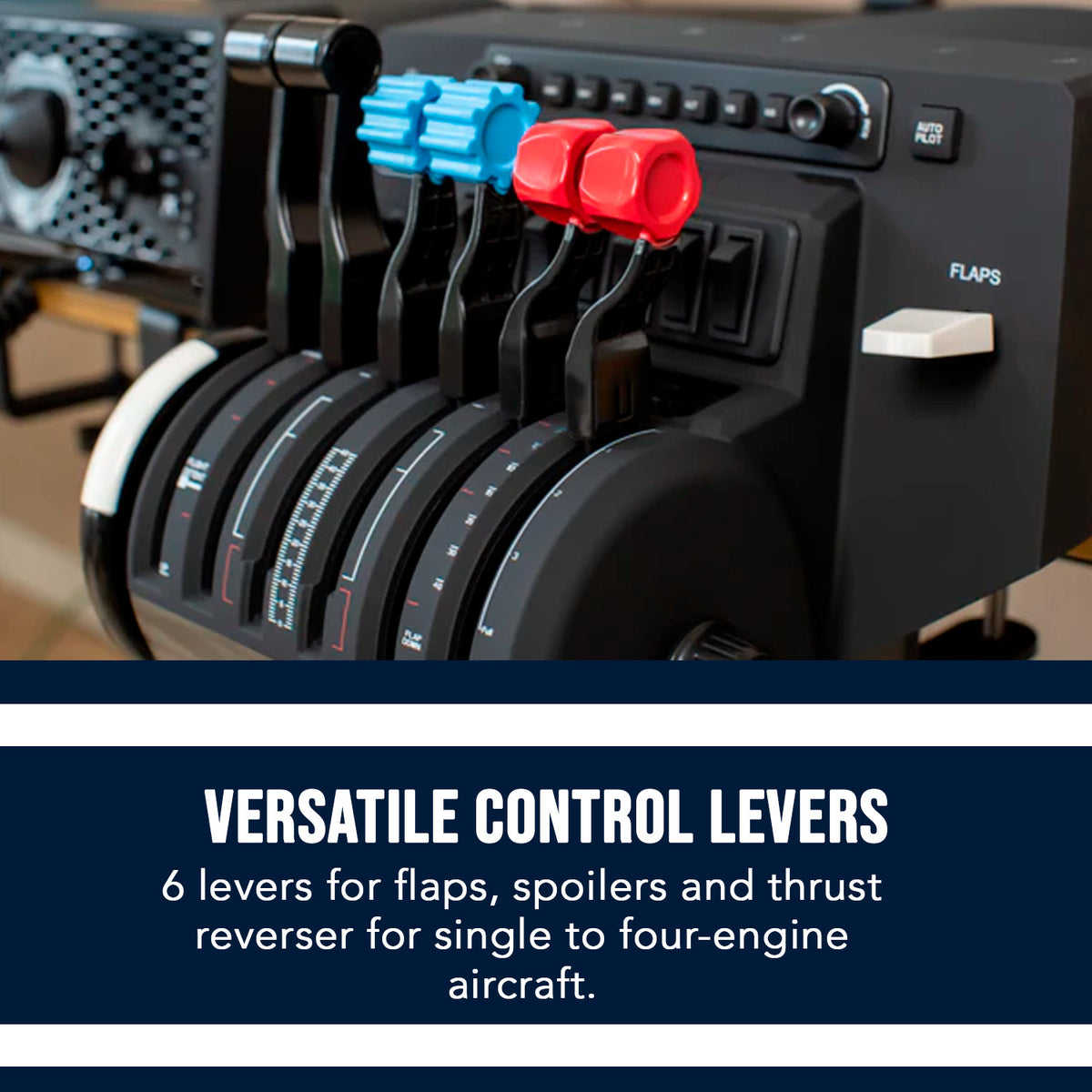 Honeycomb Aeronautical Bravo Throttle Quadrant with Honeycomb Aeronautical Flap Kit Bundle