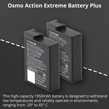 DJI Osmo Action Extreme Battery Plus (2-pack) with Osmo Action 5 /  Action 4 / Action 3 Portable Sto