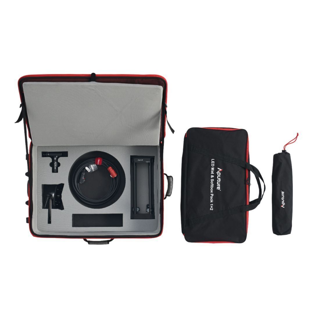 Aputure INFINIMAT 1x2 Feet V-Mount Kit of Full-Color Pixelated LED Light Mat with Inflatable Softbox