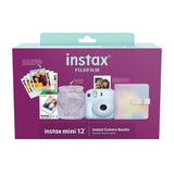 Fujifilm INSTAX Mini 12 Instant Camera with Built-in Selfie Mirror Holiday Bundle 2024 (Blue)
