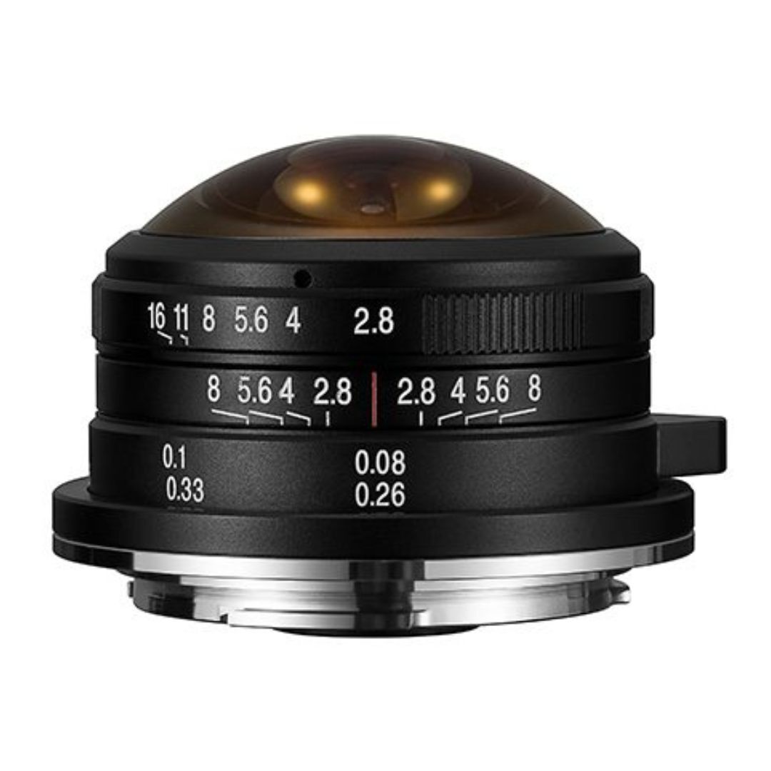 Laowa 4mm f2.8 Fisheye Lens for Micro Four Thirds M43 and APS-C Cameras (Canon RF)