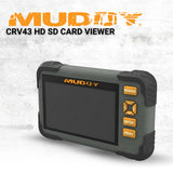 Muddy SD Card Reader or Viewer with 4.3 Inch LCD Screen with 32GB UHS-I Memory Card (2-Pack) Bundle
