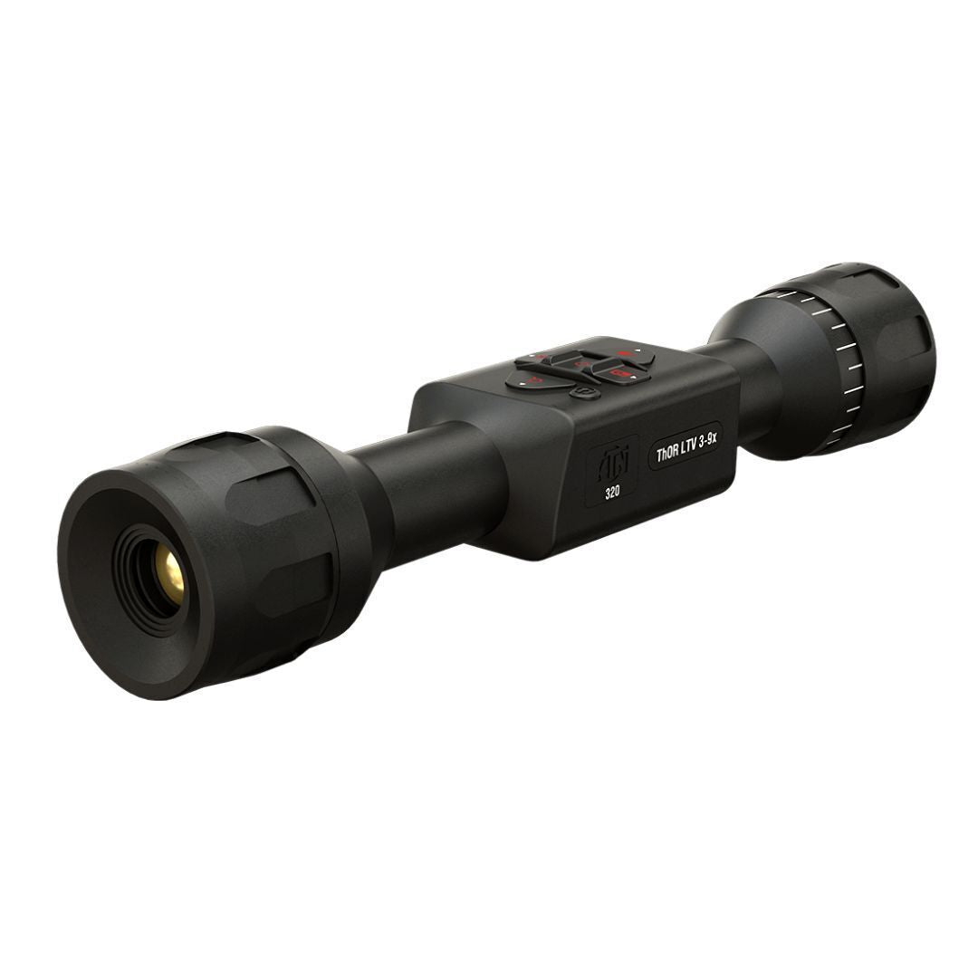 ATN ThOR LTV 3-9x 320 x 240 12 Micron Ultra-Light Thermal Rifle Scope with Video Recording (Black)
