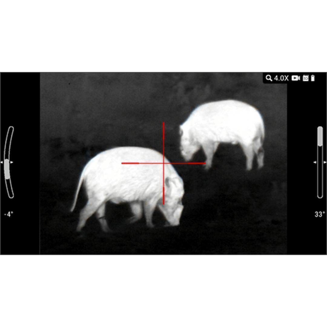 ATN ThOR LTV 2-6x 256 x 192 12 Micron Ultra-Light Thermal Rifle Scope with Video Recording (Black)