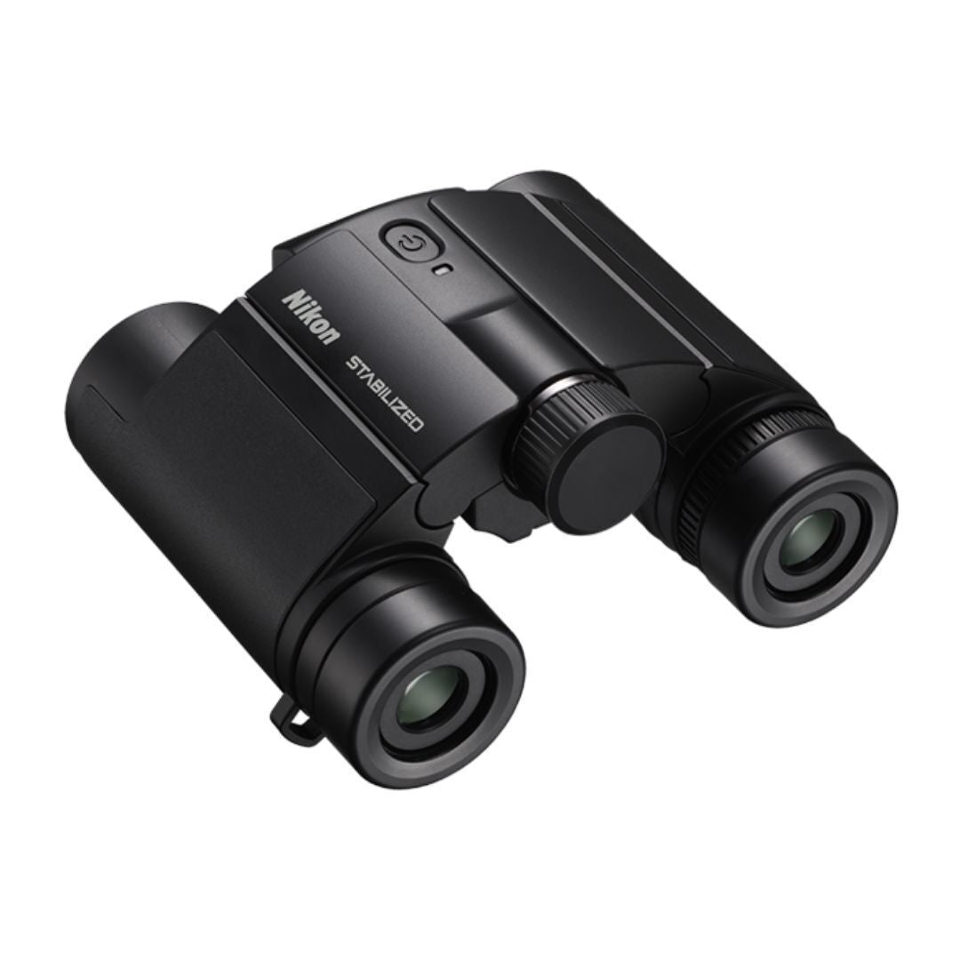 Nikon 12x25 S Dual-Hinge Design Stabilized Binoculars with Multilayer Lens Coatings (Black)