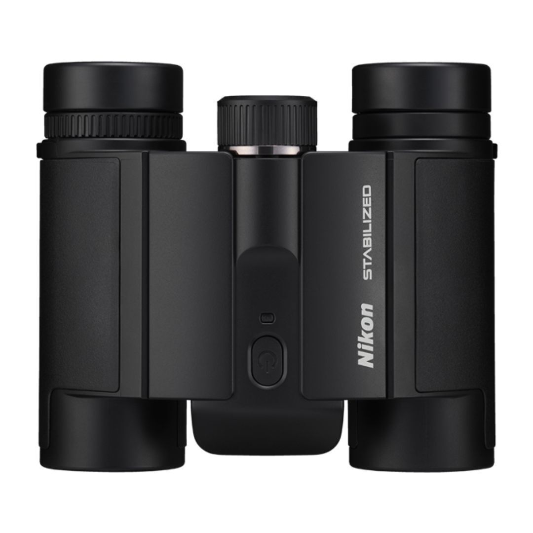 Nikon 12x25 S Dual-Hinge Design Stabilized Binoculars with Multilayer Lens Coatings (Black)