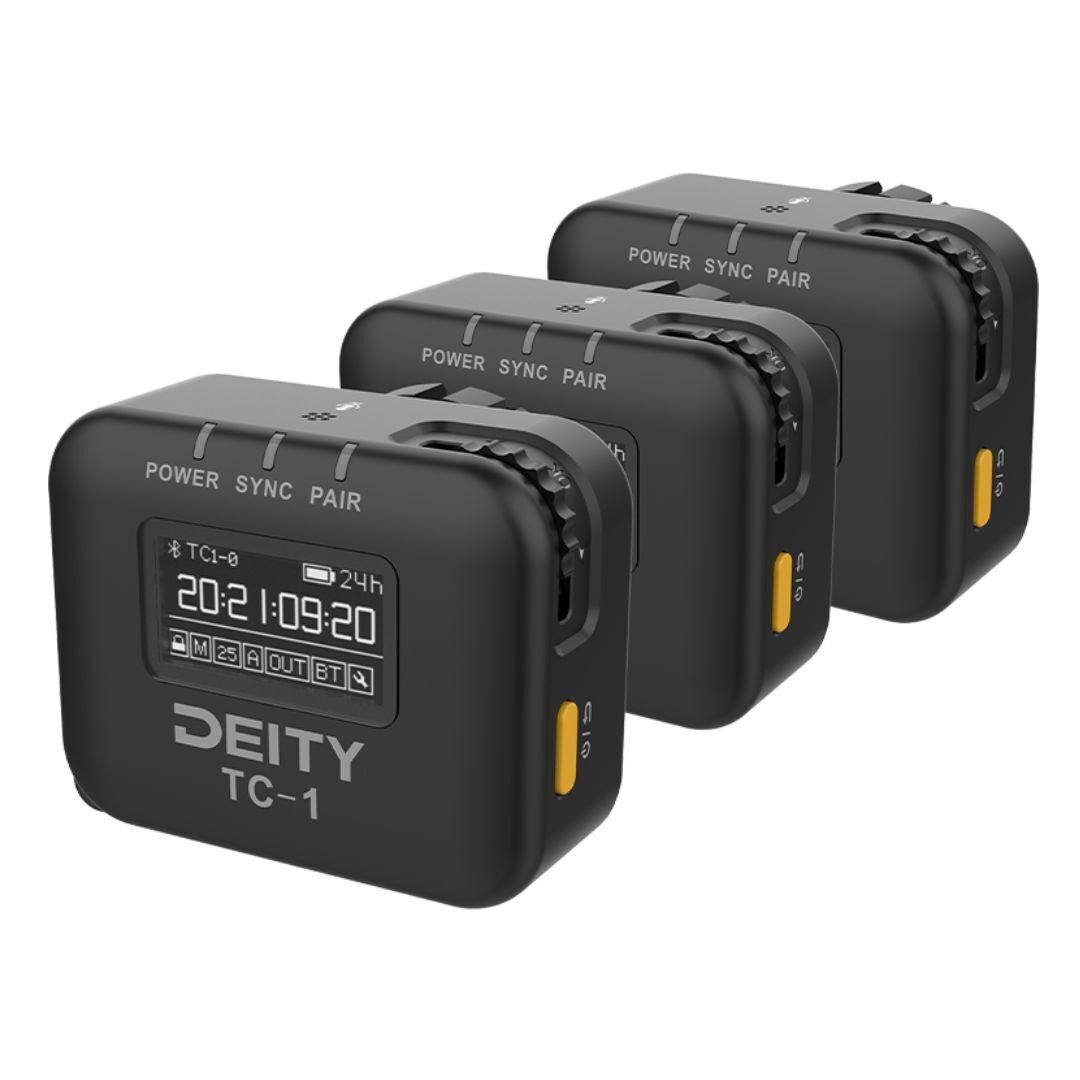 Deity Microphones TC-1 Wireless Timecode Generator Box, 3-Pack