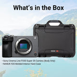 Sony Cinema Line FX30 Super 35 Camera (Body Only) with 920 Molded Interior Hard Case Bundle
