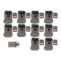 Wildgame Innovations Wraith 2.0 Trail Camera (10-Pack) with 10 x 32GB Ultra SDHC Memory Card Bundle