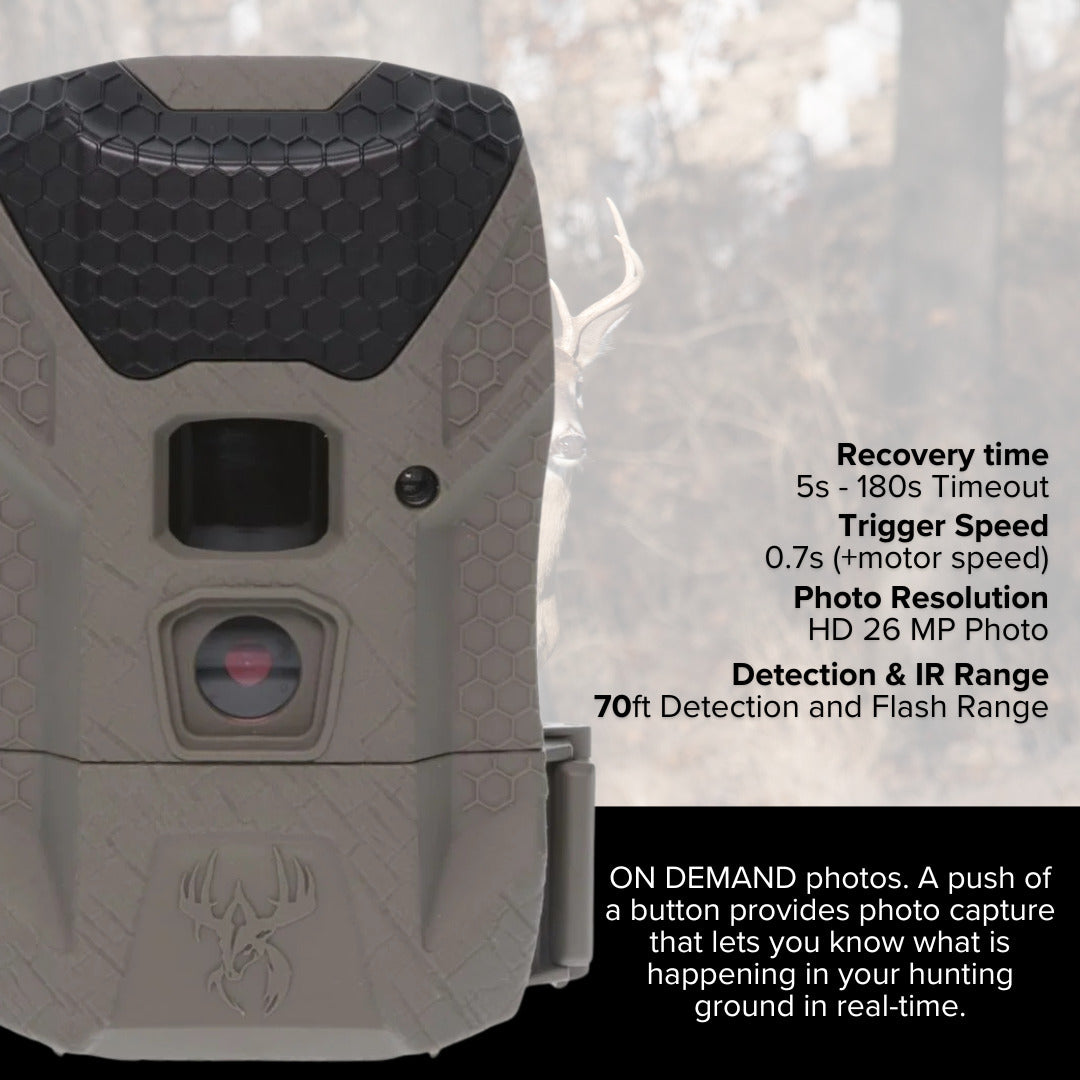 Wildgame Innovations Wraith 2.0 Trail Camera (4-Pack) with 4 x 32GB Ultra SDHC Memory Card Bundle